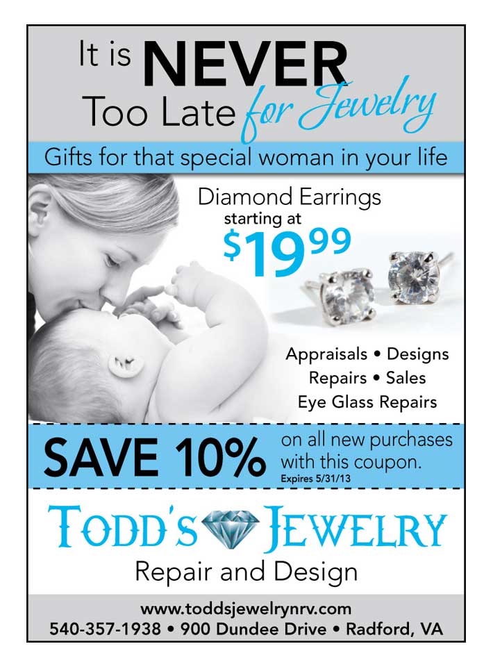 Todd's Jewelry ad